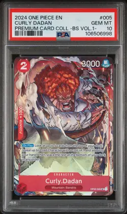 Curly Dadan PSA10 2024 One Piece Premium Card Best Selection Vol.1 - Image 1