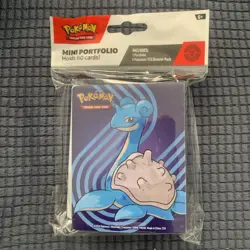 Pokemon TCG Stellar Crown New Mini Portfolio W/O 30 Cards & 1 Sleeved Promo Inc - Image 1