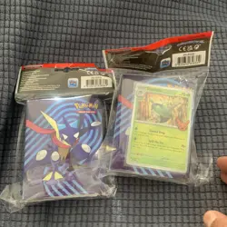 Pokemon TCG Stellar Crown New Mini Portfolio W/O 30 Cards & 1 Sleeved Promo Inc - Image 4