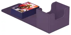 Ultimate Guard Sidewinder Deck Case Monocolor Purple 80+ Card Storage Box mtg - Image 3