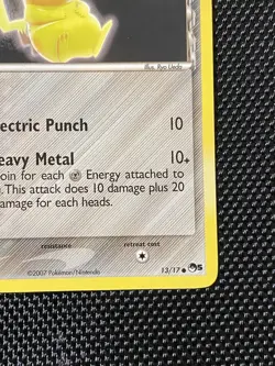 Pikachu 13/17 - Pop Series 5 Non Holo Pokemon Card LP/NM - Image 4