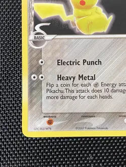 Pikachu 13/17 - Pop Series 5 Non Holo Pokemon Card LP/NM - Image 5