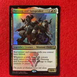 Firesong and Sunspeaker - Foil - Promo - Dominaria - Magic the Gathering - MTG - Image 1