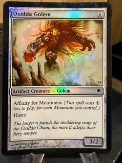 MTG Magic the Gathering Darksteel Oxidda Golem Foil 54 - Image 1