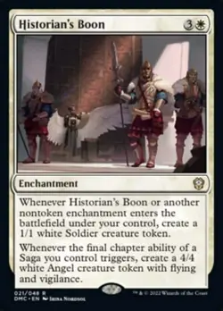 Historian's Boon [Dominaria United Commander] Foil Near Mint - Image 1