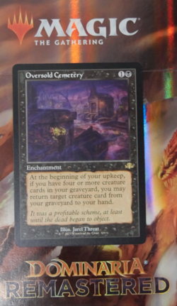 MTG DMR: Oversold Cemetery (Enchantment) Retro Frame Rare 309 - Image 1