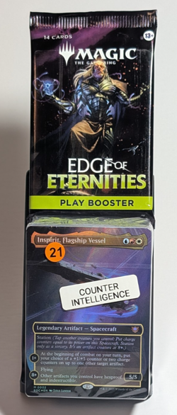Edge of Eternities Commander Deck Counter Intelligence MTG Sealed Deck + Booster - Image 1