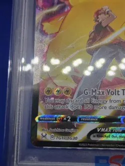 Pokemon Lost Origin Trainer Gallery Pikachu VMAX TG17/TG30 Ultra Rare PSA 10 - Image 5