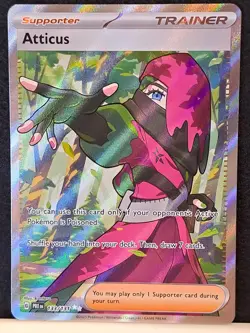 Atticus 133/131 - Prismatic Evolutions - Full Art Ultra Rare - Pokemon TCG NM/MT - Image 1