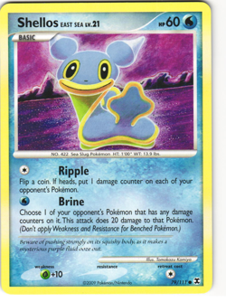 Shellos East Sea Common Pokemon TCG Rising Rivals 79/111 - Image 1