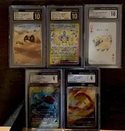 CGC Pokemon Slab Lot. Five Slabs 🔥 Two Pristine 10 - Image 1