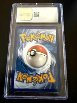 Pokemon Dracaufeu et Roussil GX SM230 CGC 9.5 Tag Team Black Star Promos French - Image 2