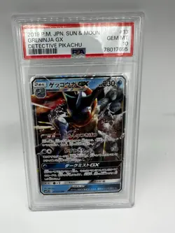Pokemon Japanese Greninja GX S&M Detective Pikachu 013/024 PSA 10 GEM MINT - Image 1