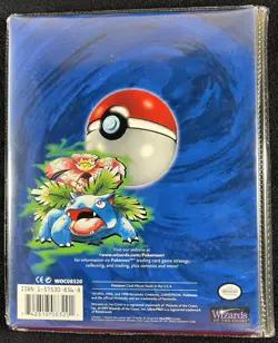 1999 Pokemon Vintage Base Set Original Folder Binder 4 Pocket 14 Pages WOTC - Image 2
