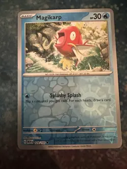 Pokemon TCG Magikarp Scarlet & Violet-151 129/165 Reverse Holo Common - Image 3