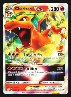 Charizard VSTAR 018 Holo Ultra Rare Pokemon TCG Brilliant Stars 2022 - Image 1