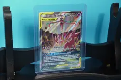 Pokemon TCG Espeon & Deoxys GX SM240 Sun & Moon Tag Team Black Star HOLO - Image 2