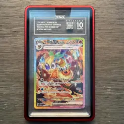 TAG 10 PRISTINE FLAREON EX 202/187 SAR Pokemon Terastal Festival - Image 1
