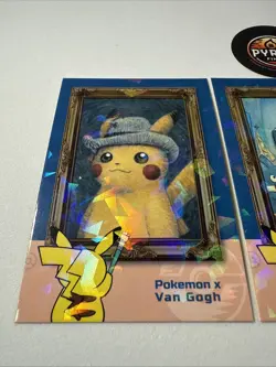 Pokemon Cracked Ice Holo *Electric Pikachu Database* - *VAN GOGH* Non Tcg - Image 2
