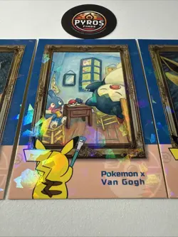 Pokemon Cracked Ice Holo *Electric Pikachu Database* - *VAN GOGH* Non Tcg - Image 3
