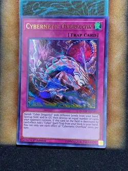 Yugioh Cybernetic Overflow DUOV-EN100 Ultra Rare 1st Ed LP - Image 1