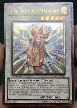 Yugioh T.G. Wonder Magician EXVC-EN040 Ultimate Rare 1st Ed NM/VLP w/Tracking - Image 5
