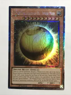 YU-GI-OH! The Winged Dragon of Ra. RA01-EN007. 1st Ed Prismatic Collector's Rare - Image 2