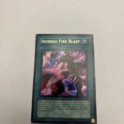 Yugioh! LP Inferno Fire Blast - SOD-EN042-Ultra Rare-1st Edition Lightly Played - Image 2