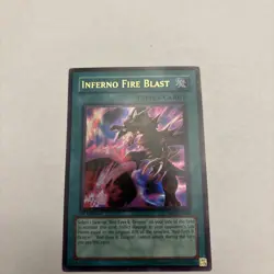Yugioh! LP Inferno Fire Blast - SOD-EN042-Ultra Rare-1st Edition Lightly Played - Image 3