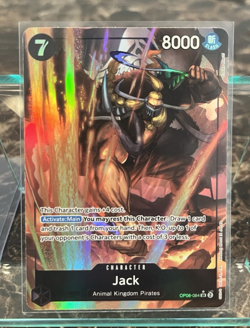 One Piece TCG Jack OP08-084 SR Foil Alt Art & SR Foil Two Legends ENG - Image 3