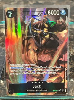 One Piece TCG Jack OP08-084 SR Foil Alt Art & SR Foil Two Legends ENG - Image 4
