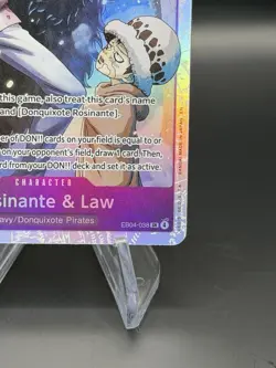 One Piece TCG English EB04-038 Rosinante & Law SR Foil - Image 5