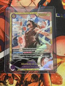 One Piece TCG Monkey.D.Luffy Sec English Prb-02 - Image 1