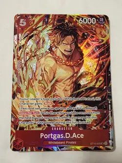 One Piece TCG Sabo OP05-007 & Portgas.D.Ace ST15-005 Illustration Box 5 NMT! - Image 2