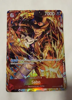 One Piece TCG Sabo OP05-007 & Portgas.D.Ace ST15-005 Illustration Box 5 NMT! - Image 3