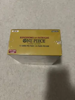 One Piece OP-04 TCG Kingdoms Of Intrigue Sealed English Booster Box - Image 3