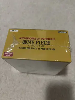One Piece OP-04 TCG Kingdoms Of Intrigue Sealed English Booster Box - Image 5