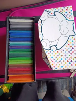 Pokemon Box Snorlax Full Of Bulk Sleeves Card Protectors - Image 1