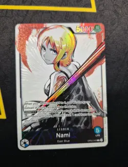 One Piece Card Game Tcg Nami OP03-040 Alternate Art Leader Mint - Image 1