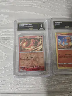 Lot Of 3 GMA Graded Pokemon Cards Charmander Charmeleon GO Scarlet & Violet - Image 2