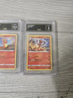 Lot Of 3 GMA Graded Pokemon Cards Charmander Charmeleon GO Scarlet & Violet - Image 4