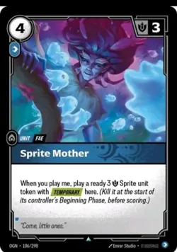Sprite Mother 106/298 - Riftbound TCG League of Legends - Near-Mint English - Image 1