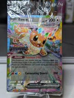 Eevee EX 075/131 Stamped Promo | Prismatic Evolutions Pokemon Card NM - Image 1