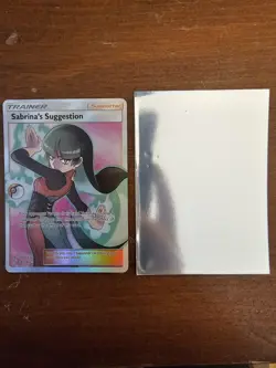 Sabrina's Suggestion 181/181 SM Team Up 2019 Full Art Trainer Pokemon Card TCG - Image 3
