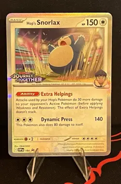 Hop's Snorlax - 184 (Prerelease) 184 Sv: Scarlet & Violet Promo Cards Holo - Image 1