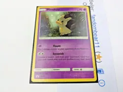 Mimikyu - SM29 BLACK STAR PROMO card COSMOS HOLO FOIL 2017 Pokemon TCG - Image 4