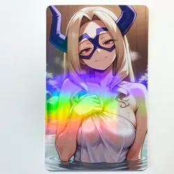 My Hero Academia Mount Lady Sexy Doujin Waifu Girl Lewd Anime Goddess Card - Image 1