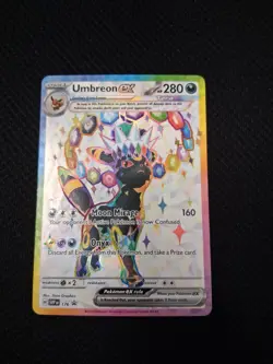 Umbreon Ex 176 Pokemon TCG Prismatic Evolutions Box Promo TCG Card - Image 1