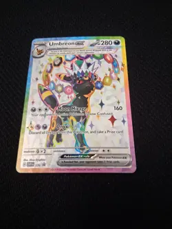 Umbreon Ex 176 Pokemon TCG Prismatic Evolutions Box Promo TCG Card - Image 3