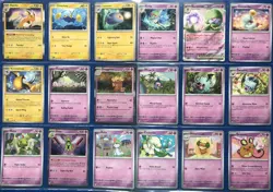 POKEMON PALDEAN FATES x91 COMPLETE COMMON/UNCOMMON/HOLO RARE/EX CARD SET - NM/M - Image 2